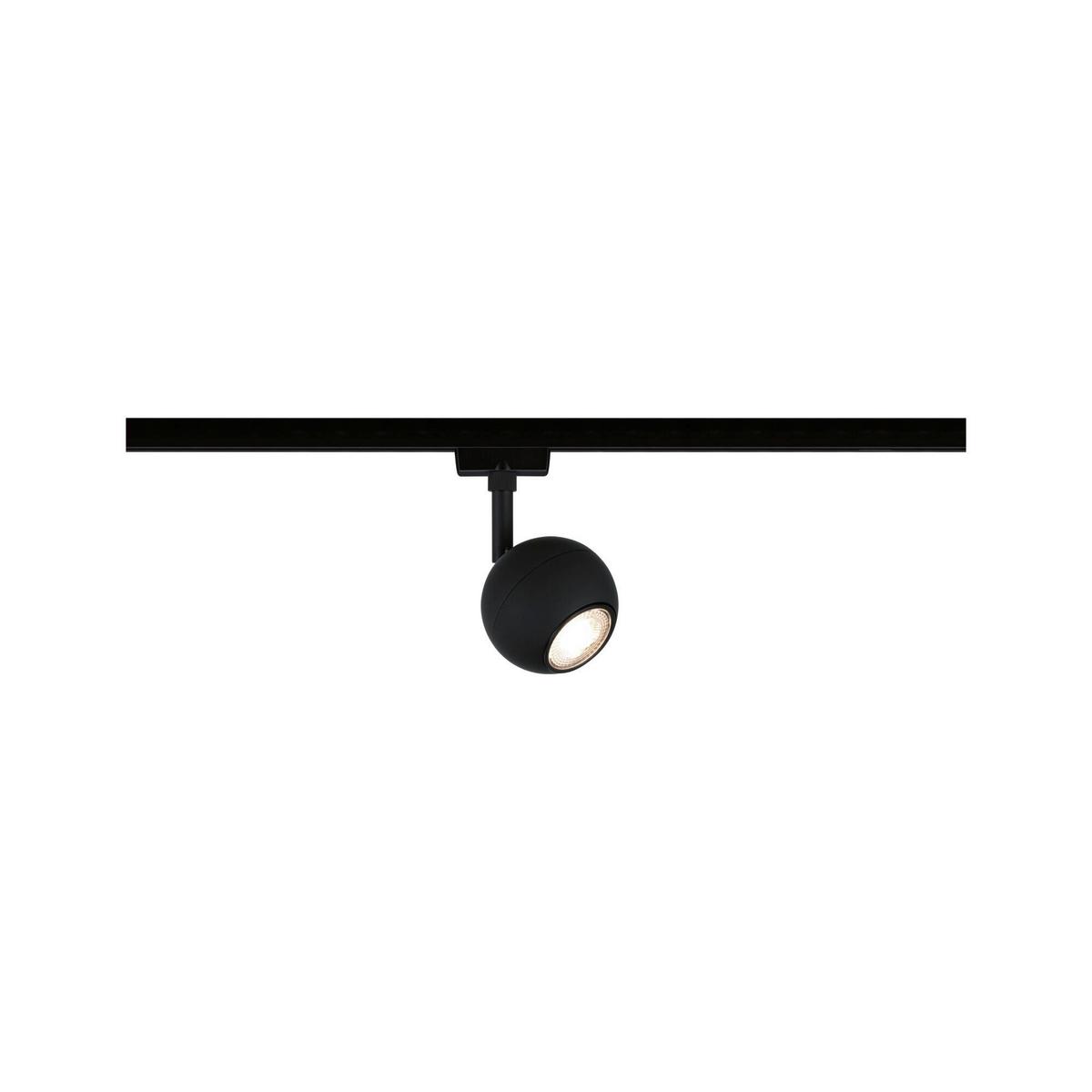 Schienensystem-Strahler 96989 Urail Tup - Schwarz, Design, Metall (8,0/15,9cm) - Paulmann