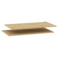 Einlegebodenset Kivo Eiche Artisan, B: 86,6 Cm - Weiß, Basics, Holzwerkstoff (86,6/48,8/1,6cm)