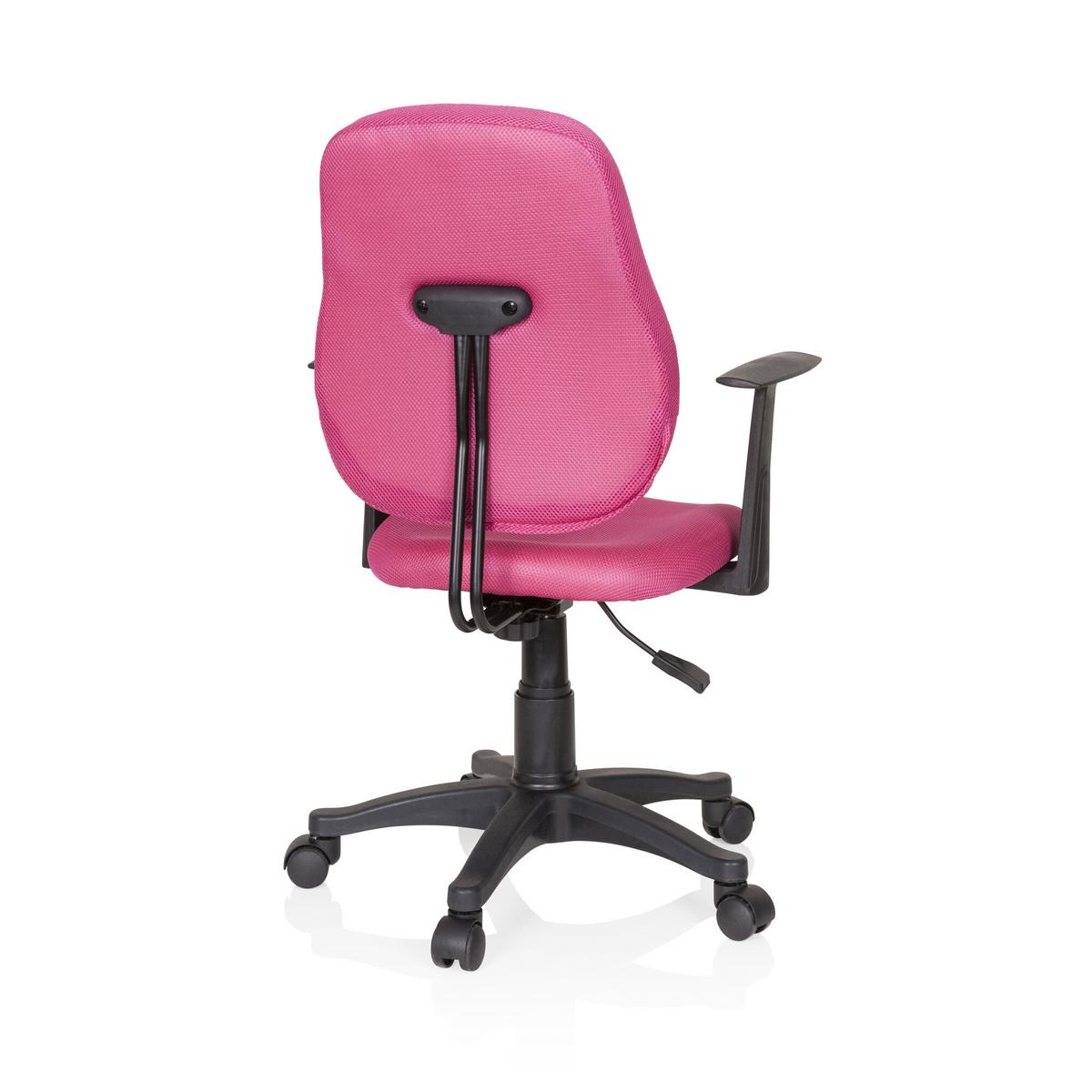 Jugenddrehstuhl Kiddy Style Pink/grau - Pink/Schwarz, Basics, Kunststoff (56/89-99/50cm) - MID.YOU