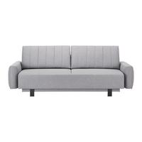 Rozkladacia pohovka LUSIA sivá - čierna/sivá, Modern, kov/drevo (242/95/95cm) - Bessagi Home