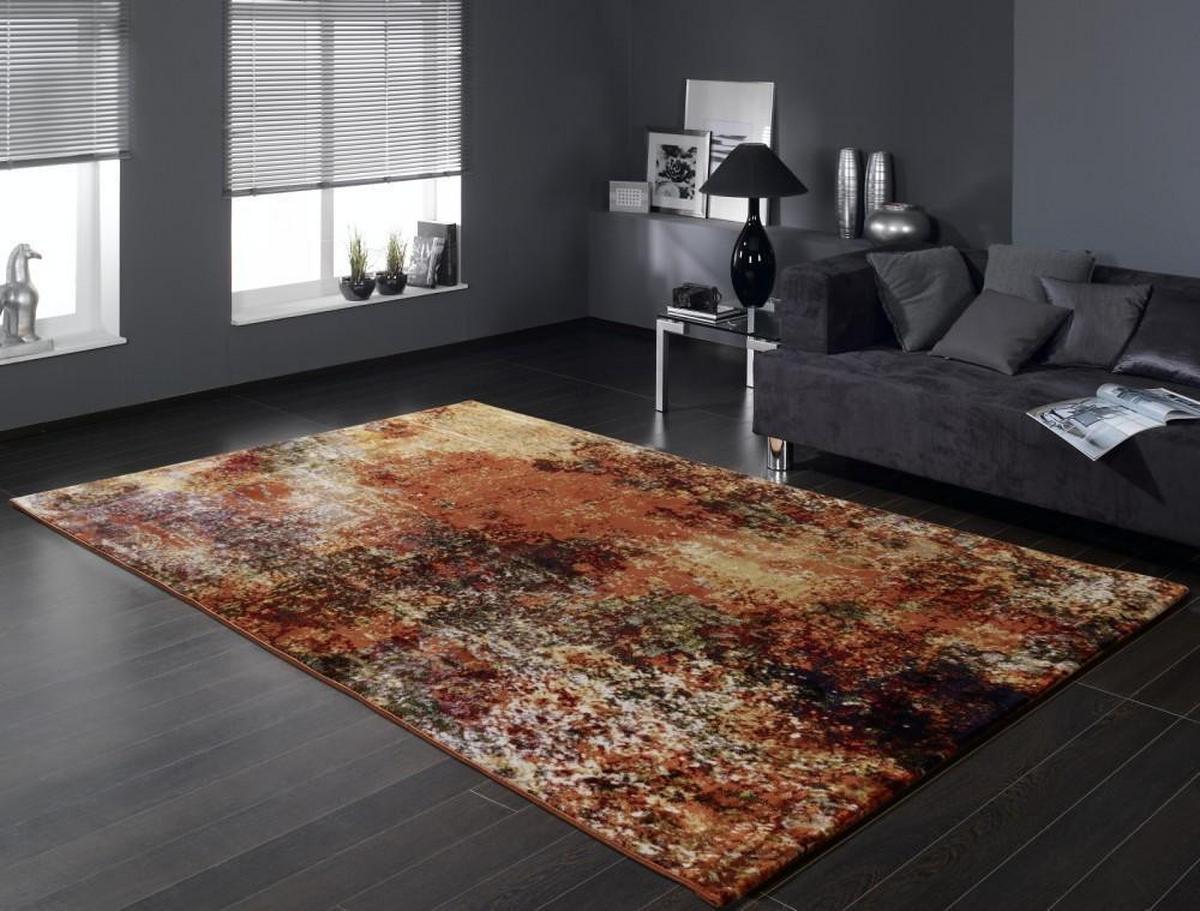 Webteppich Megaglance Inferno Multicolor 65x130 cm - Multicolor, Basics, Textil (65/130cm) - Novel