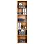 Aktenregal Profi - Chromfarben/Eichefarben, MODERN, Holzwerkstoff (50/220/35cm) - Ombra Aktenregal Profi - Chromfarben/Eichefarben, MODERN, Holzwerkstoff (50/220/35cm) - Ombra