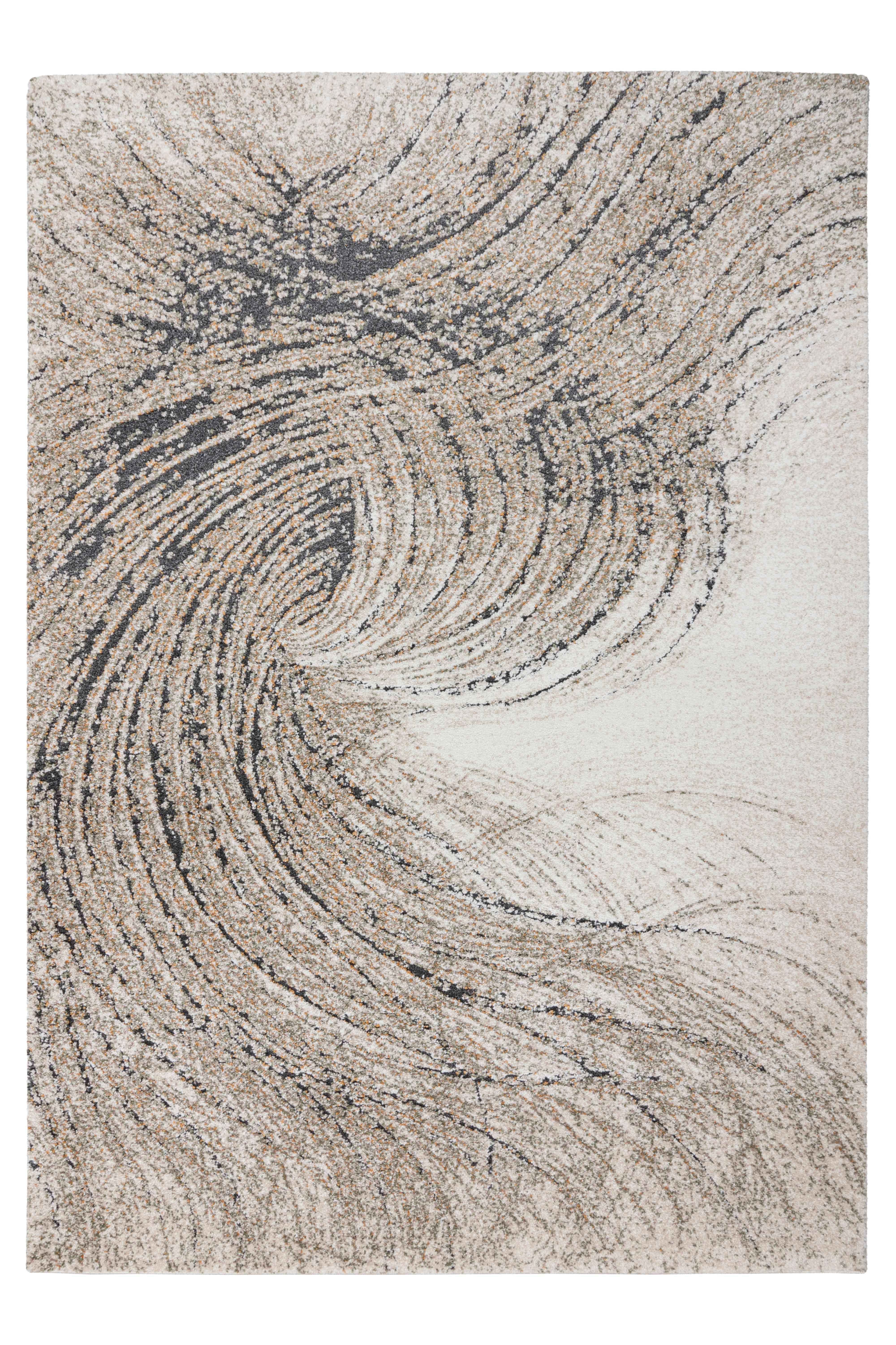 Webteppich My Bologna 462 Green 60 X 110 - Grau/Grün, Design, Kunststoff/Textil (60/110cm) - Obsession