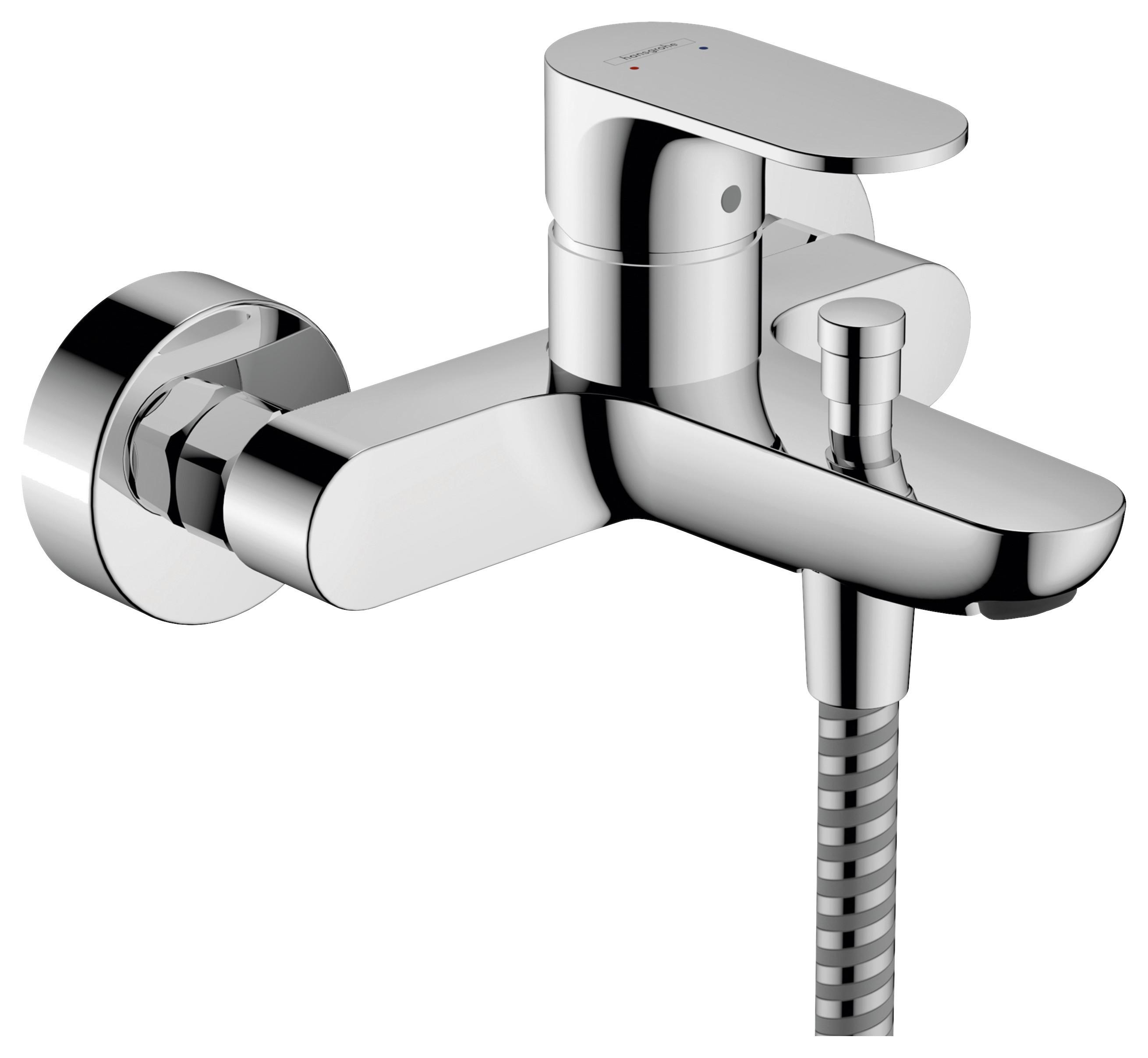 Badewannenarmatur Rebris S Wannenmischer Ap Chromfarben - Chromfarben, Basics, Metall (21,8/11,5/19,1cm) - Hansgrohe