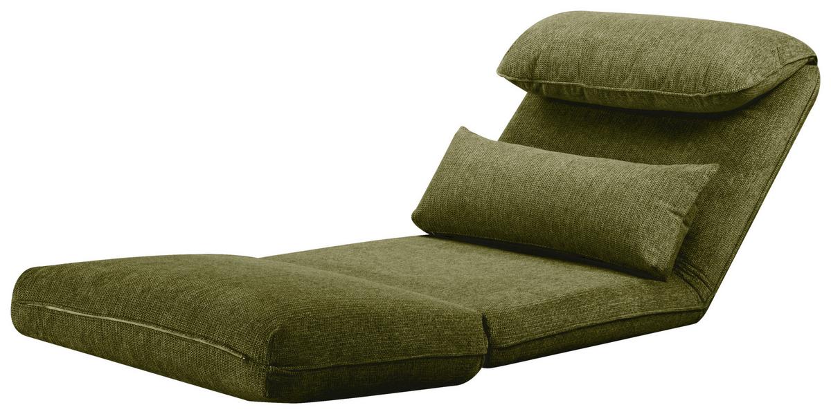 Schlafsessel Verve Olivgrün B: 78 cm - Olivgrün, Design, Textil/Metall (78/72/85cm) - Livetastic