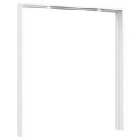 Paspartový rám s osvětlením alpská bílá, pro š. 180 cm - bílá, Konvenční, kompozitní dřevo (189/214/23cm)