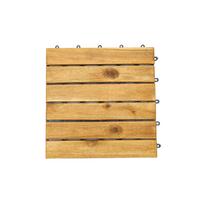 TERRASSENFLIESE BEN - Braun, MODERN, Holz/Kunststoff (30/30/2,4cm) - James Wood