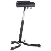 Bürohocker Top Work 30 Höhenverstellbar Schwarz - Schwarz, MODERN, Kunststoff/Metall (59/70/47cm) - MID.YOU