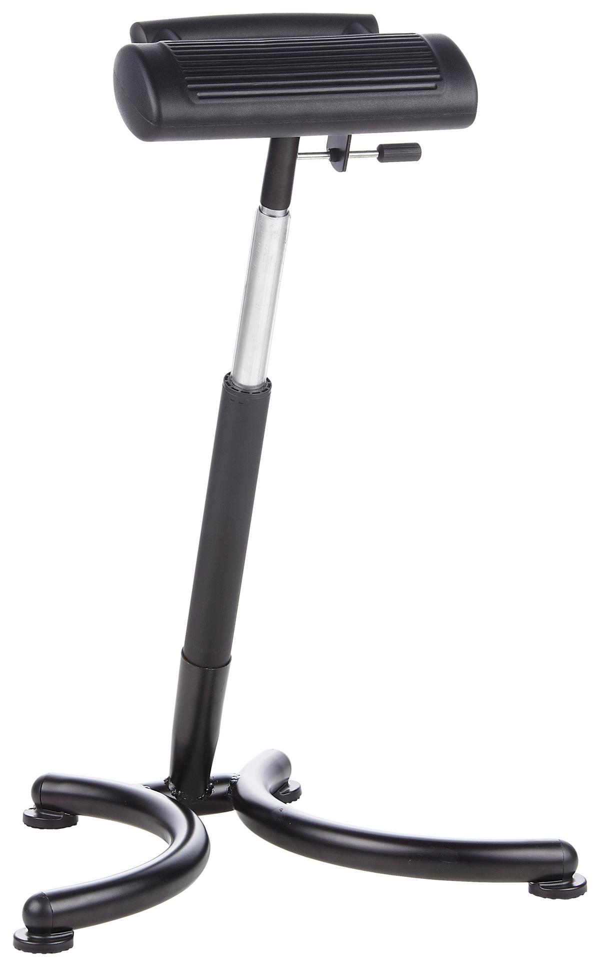 Bürohocker Top Work 30 Höhenverstellbar Schwarz - Schwarz, MODERN, Kunststoff/Metall (59/70/47cm) - MID.YOU