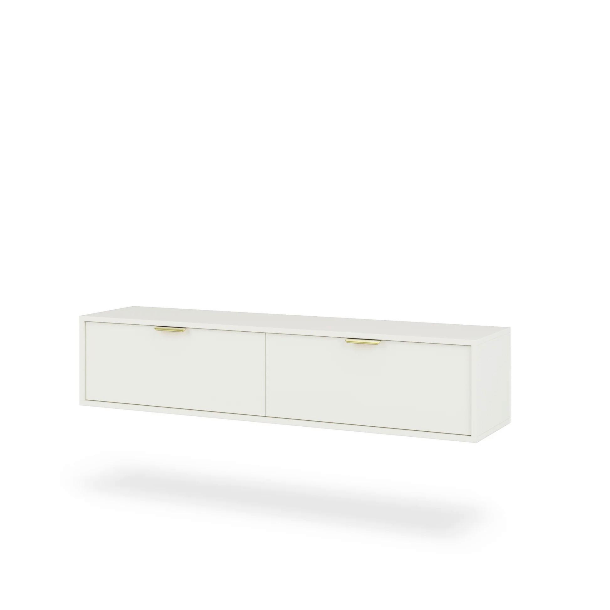 Lowboard Calmo Weiß B: 140 Cm - Weiß, Design, Holzwerkstoff (140/30/33cm) - Livetastic