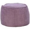 Hocker Regina Cord Lila Sitz Gepolstert - Lila, MODERN, Textil (38/60cm)