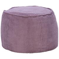 Hocker Regina Cord Lila Sitz Gepolstert - Lila, MODERN, Textil (38/60cm)