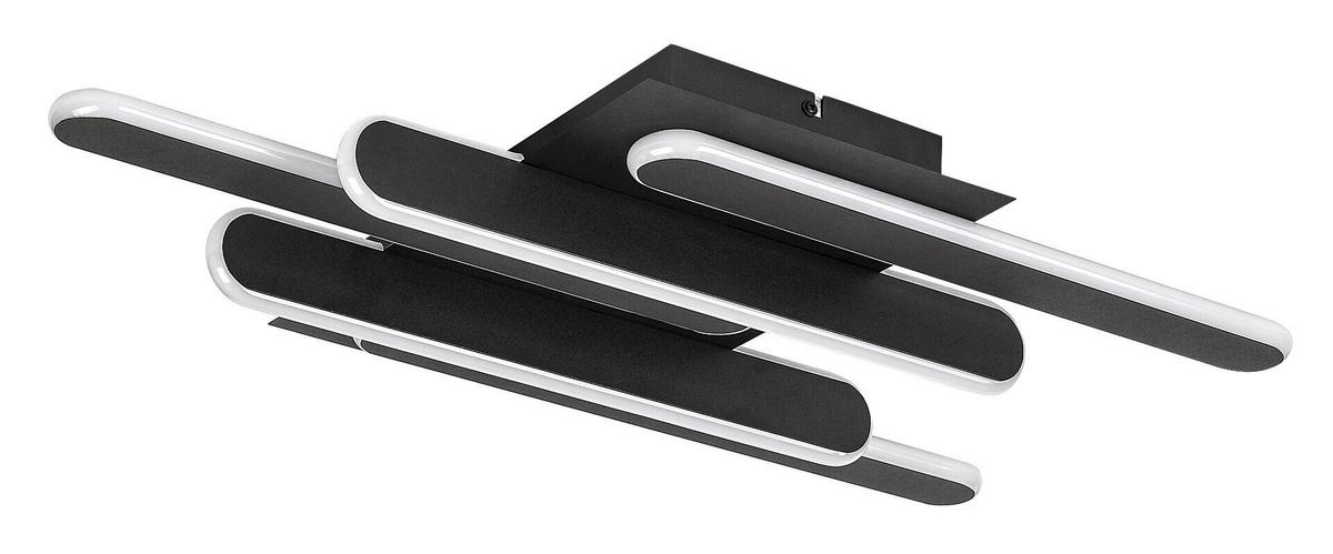 STROPNÍ LED SVÍTIDLO SINDRI - bílá/černá, Design, kov/plast (61/36cm)