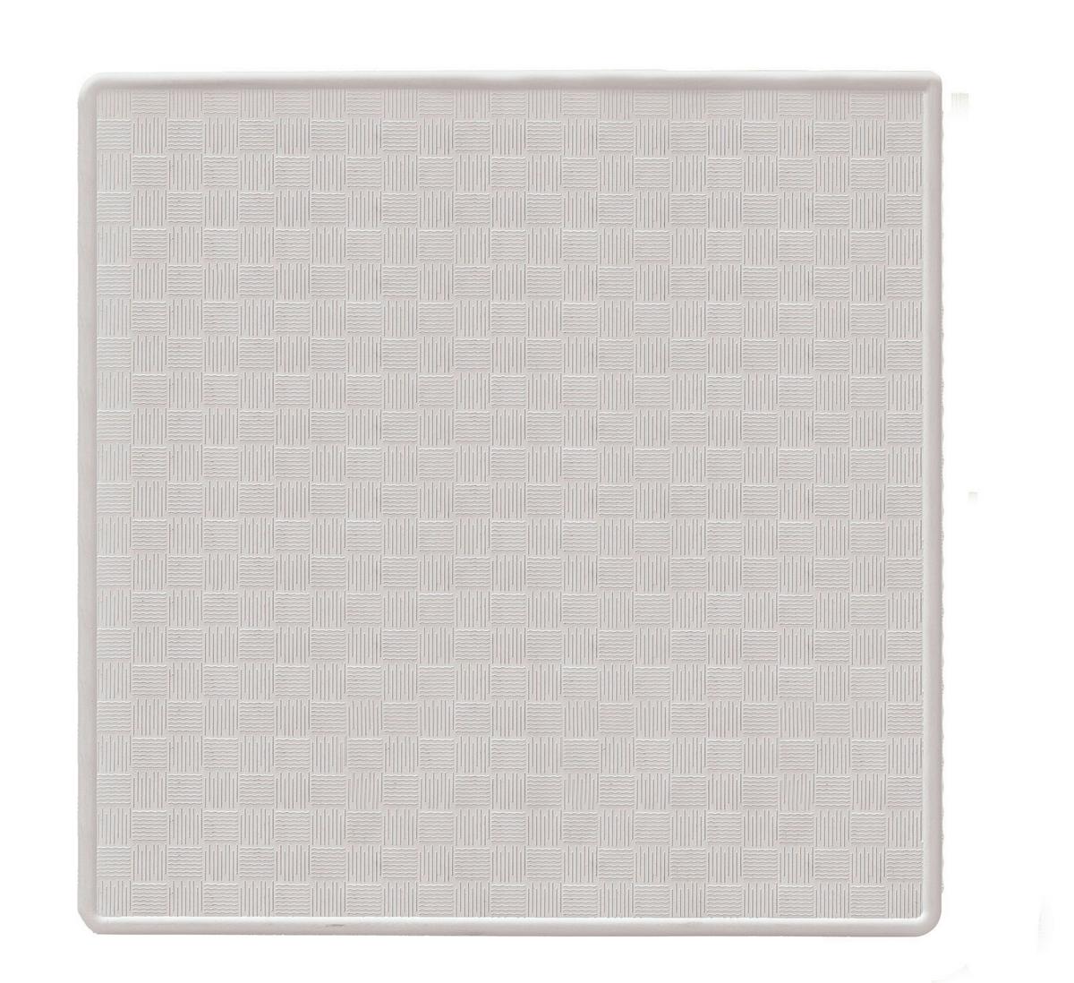 Duscheinlage Ruby 53x53 Cm Silberfarben - Silberfarben, Basics, Naturmaterialien (53/53cm) - Kleine Wolke