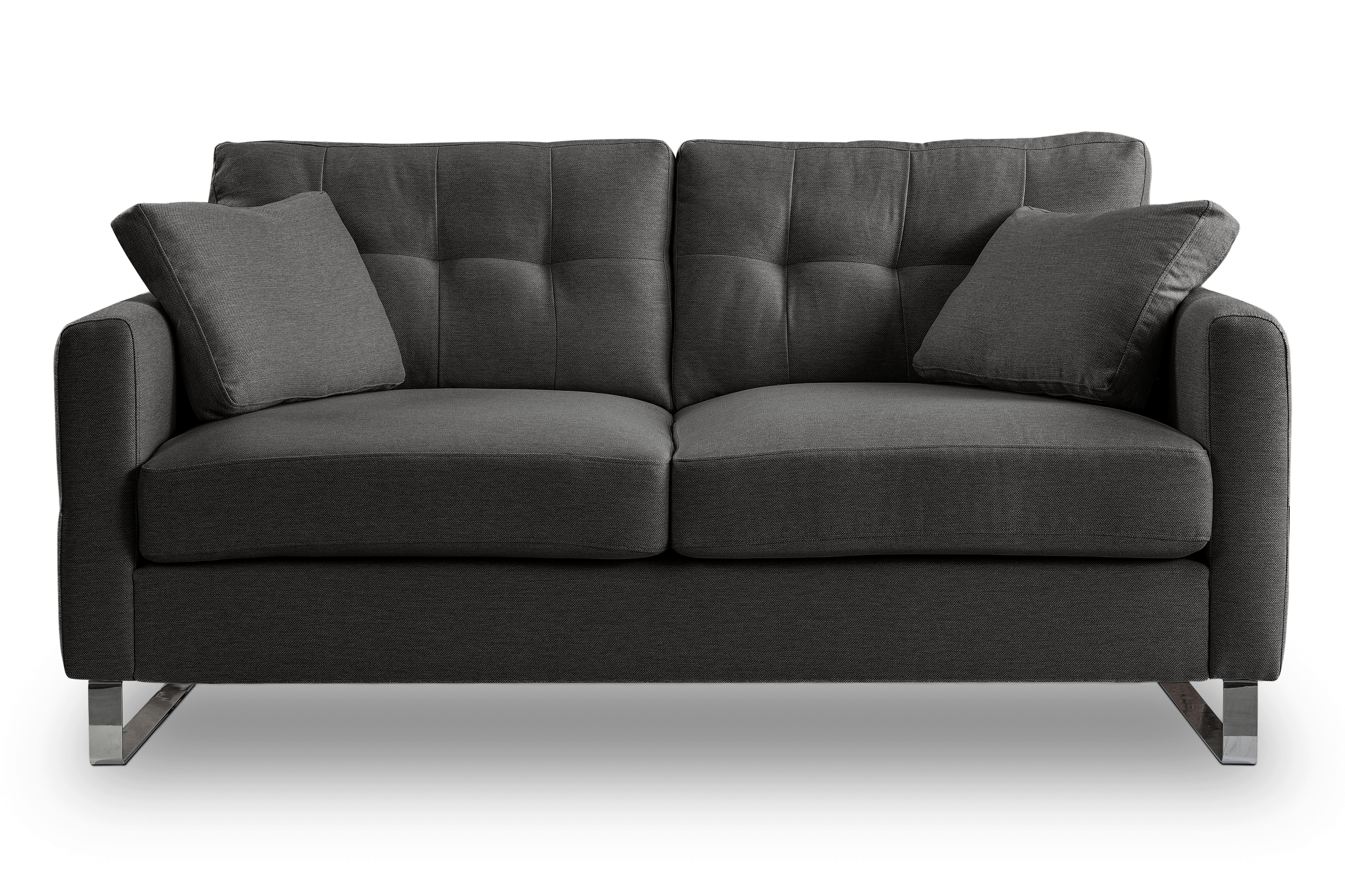 2-Sitzer-Sofa Hera Grau B: 172cm