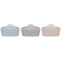 Tárolókosár Knitty - pink/kék, Basics, műanyag (33,1/23,9/18,8cm) - Homezone