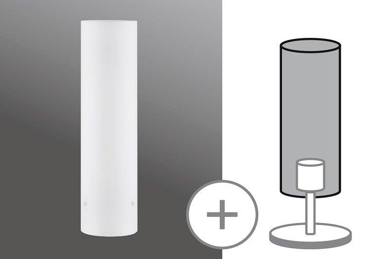 Schienensystem Urail Leuchtenschirm 99842 Opalglas - Weiß, Design, Glas (7,5/28cm) - Paulmann