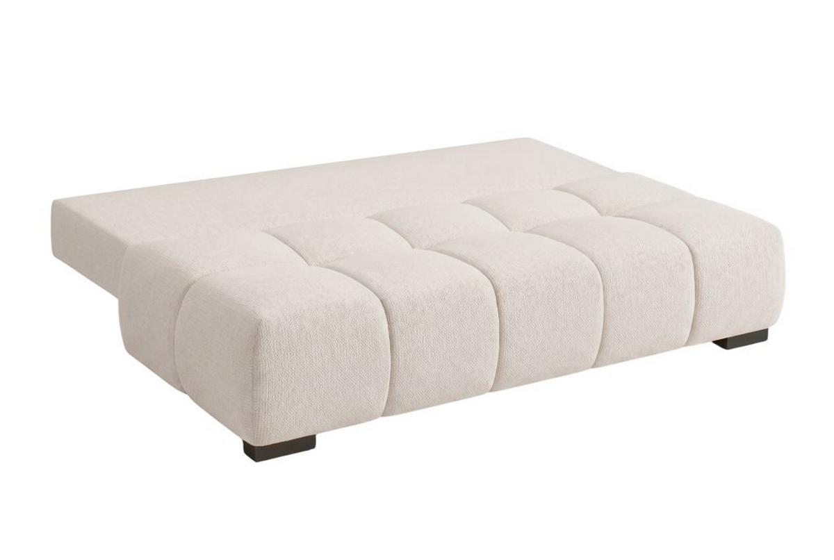 Boxspringová pohovka BOB, béžová ženilka - čierna/béžová, Konventionell, kompozitné drevo/textil (209/105cm) - Based