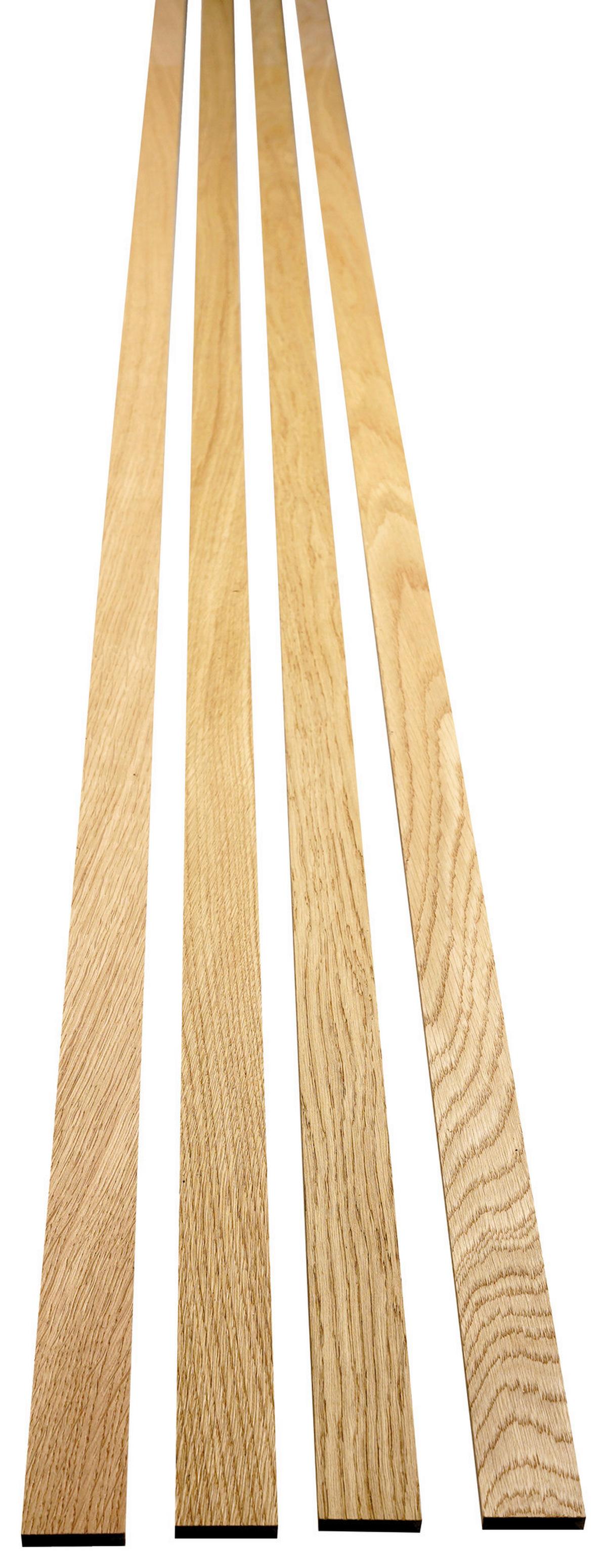 Akustikpaneel Eiche Hellbraun - Hellbraun, KONVENTIONELL, Holzwerkstoff (250/3.5/0.9cm) - Novel