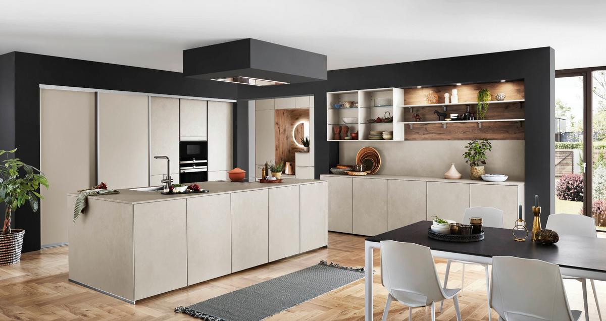 Beépíthető Konyha Riga - homok, Modern, faalapú anyag - Vertico