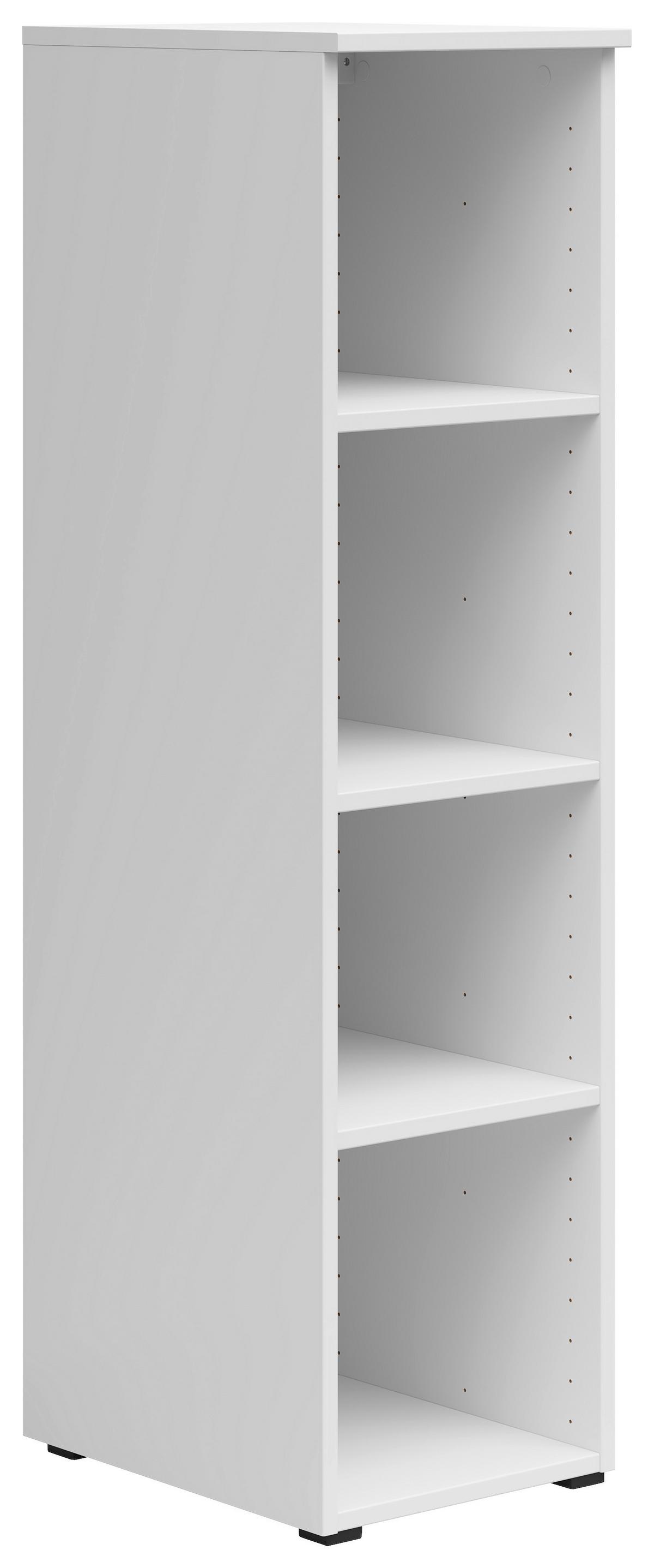 Regál Cabinet š: 30 cm - bílá/antracitová, Moderní, kompozitní dřevo/plast (30/115/40cm)