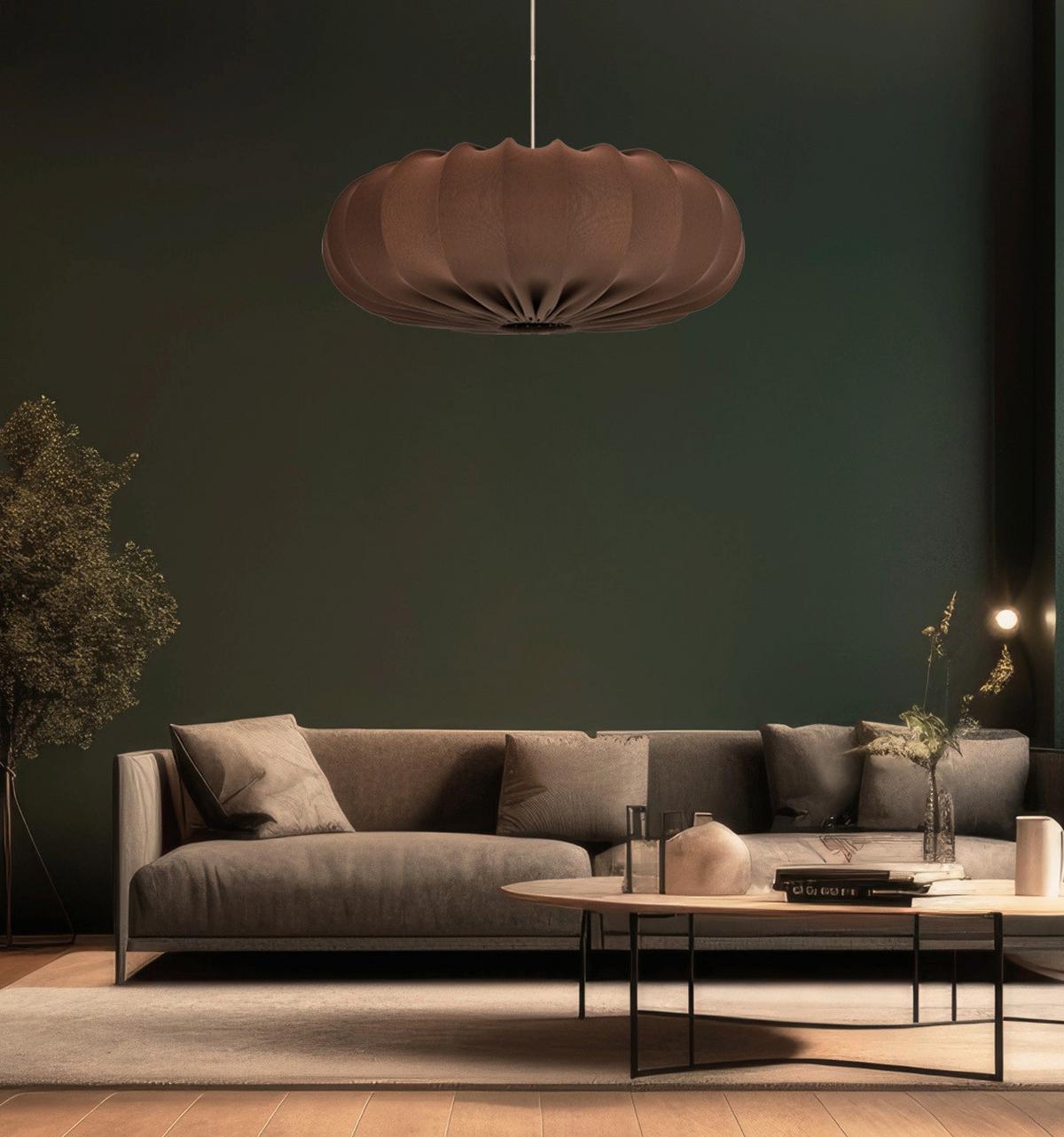 Pendelleuchte 31-39248 Caffe - Weiß/Mokka, KONVENTIONELL, Kunststoff/Metall (66/66/120cm)