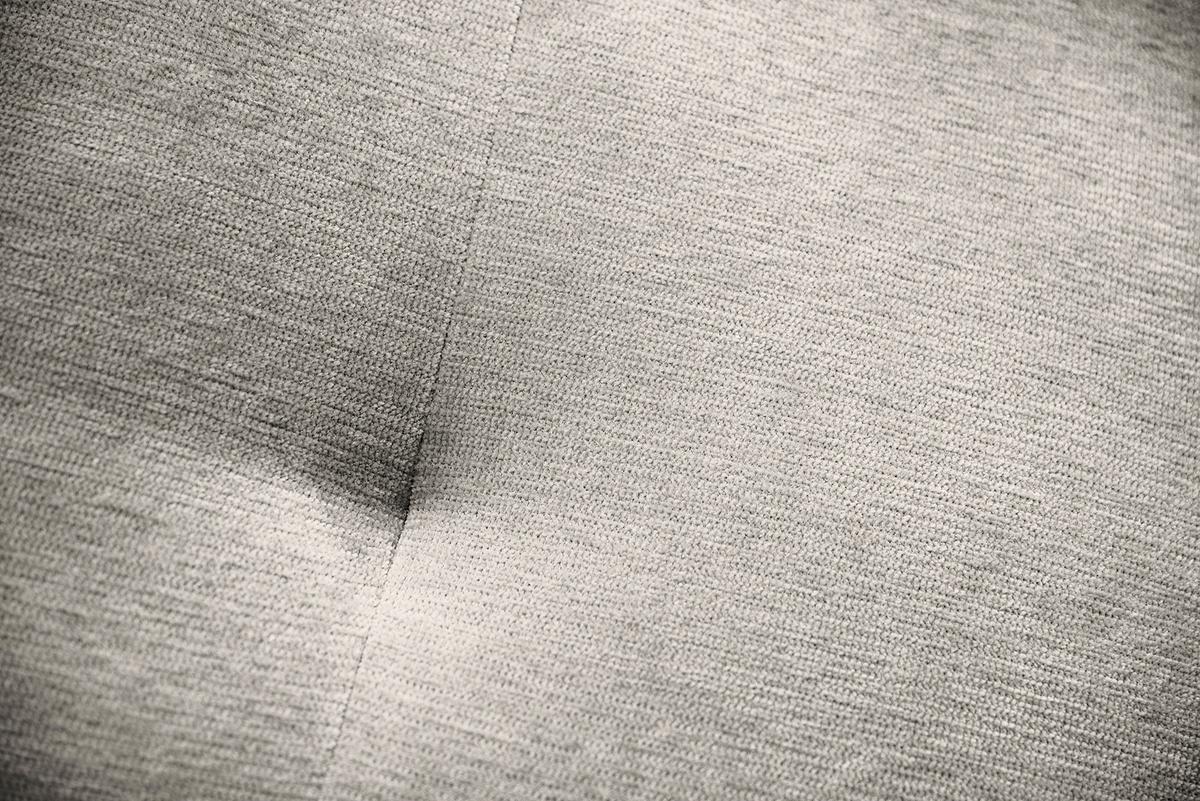 Ecksofa Fluffy Silberfarben S: 269x184 Cm - Silberfarben/Schwarz, MODERN, Textil (269/184cm) - Trendmanufaktur