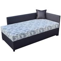 Kárpitozott Heverő Bergen New 207/107 Cm *top Ár* - fekete/fehér, Konventionell, textil (207/107/90cm) - Best Price
