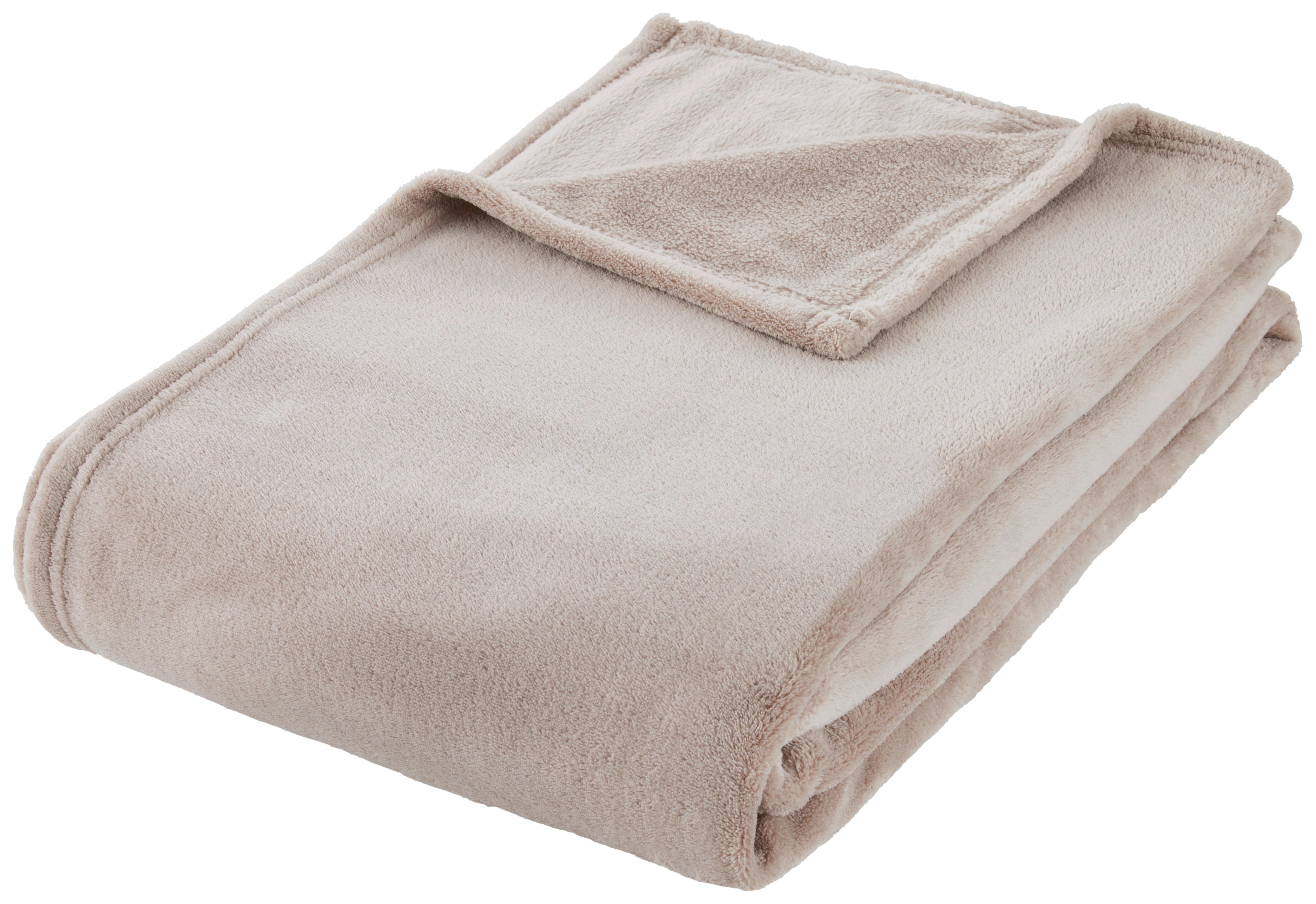 Měkká deka Kuschelix, 140/200cm, šedá - šedá, textil (140/200cm) - Modern Living