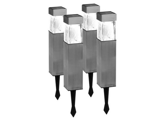 Duracell Solar Gartenleuchteset Gl004np4du - Nickelfarben, MODERN, Glas/Metall (5,8/39,6/5,8cm) Duracell Solar Gartenleuchteset Gl004np4du - Nickelfarben, MODERN, Glas/Metall (5,8/39,6/5,8cm)
