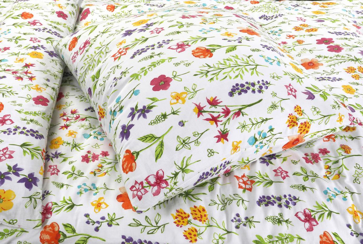 Bettwäsche Linessa - Pink/Lila, MODERN, Textil - Luca Bessoni