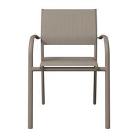 Gartensessel Paris - Beige, MODERN, Textil/Metall (57/85/57cm) - Beldano