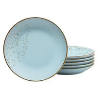 DESSERTTELLERSET 22067 NATURE COLLECTION - Pastellblau, Trend, Keramik (21cm) - Creatable