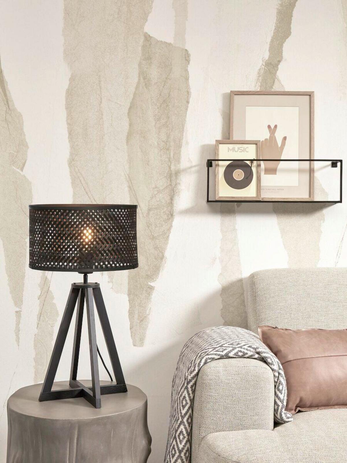 Tischleuchte Java/T/Er/B/3218/B - Schwarz, Trend (32/53/32cm) - Good & Mojo