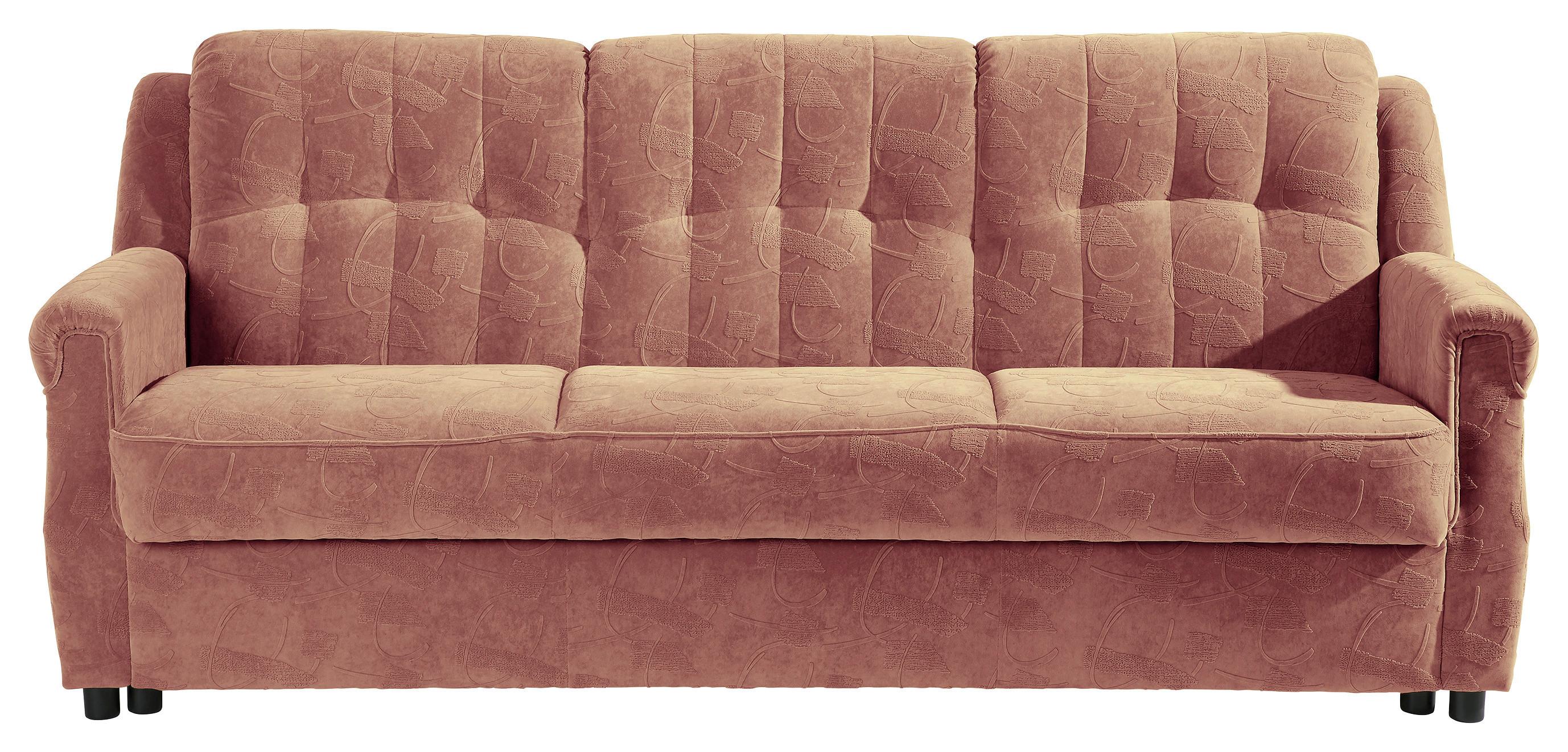 3-Sitzer-Sofa Schlaffunktion Moldau mit Armlehnen Rot