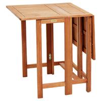 Gartentisch Klappbar Echtholz L: 107 Cm - Naturfarben, KONVENTIONELL, Holz (190,5/65/74cm) - Gardenson