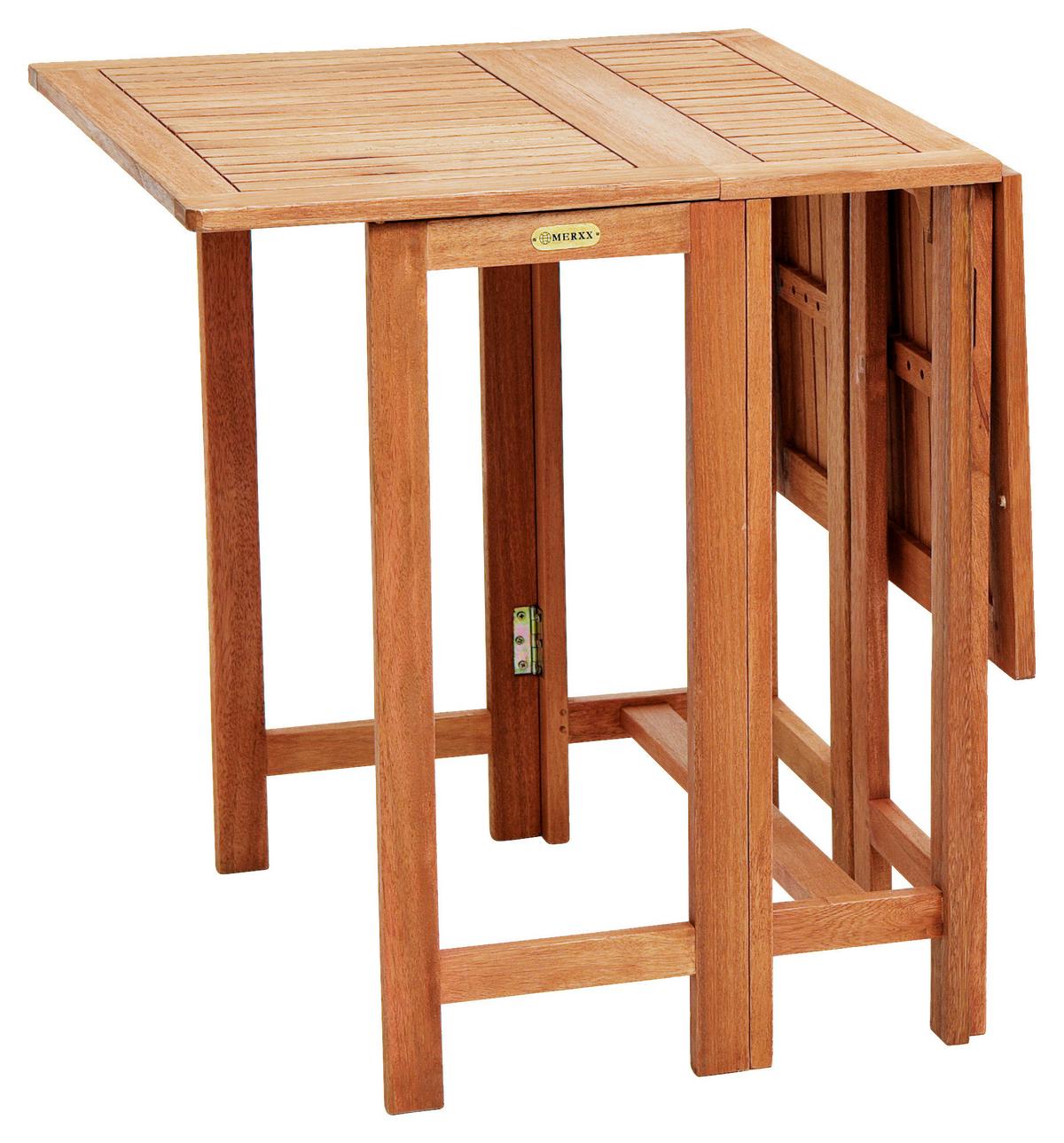 Gartentisch Klappbar Echtholz L: 107 Cm - Naturfarben, KONVENTIONELL, Holz (190,5/65/74cm) - Gardenson