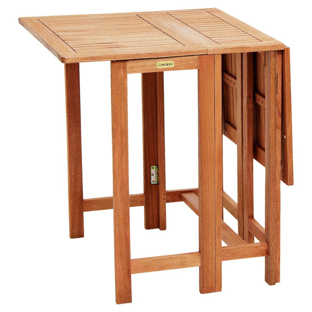 Gartentisch Klappbar Echtholz L: 107 cm