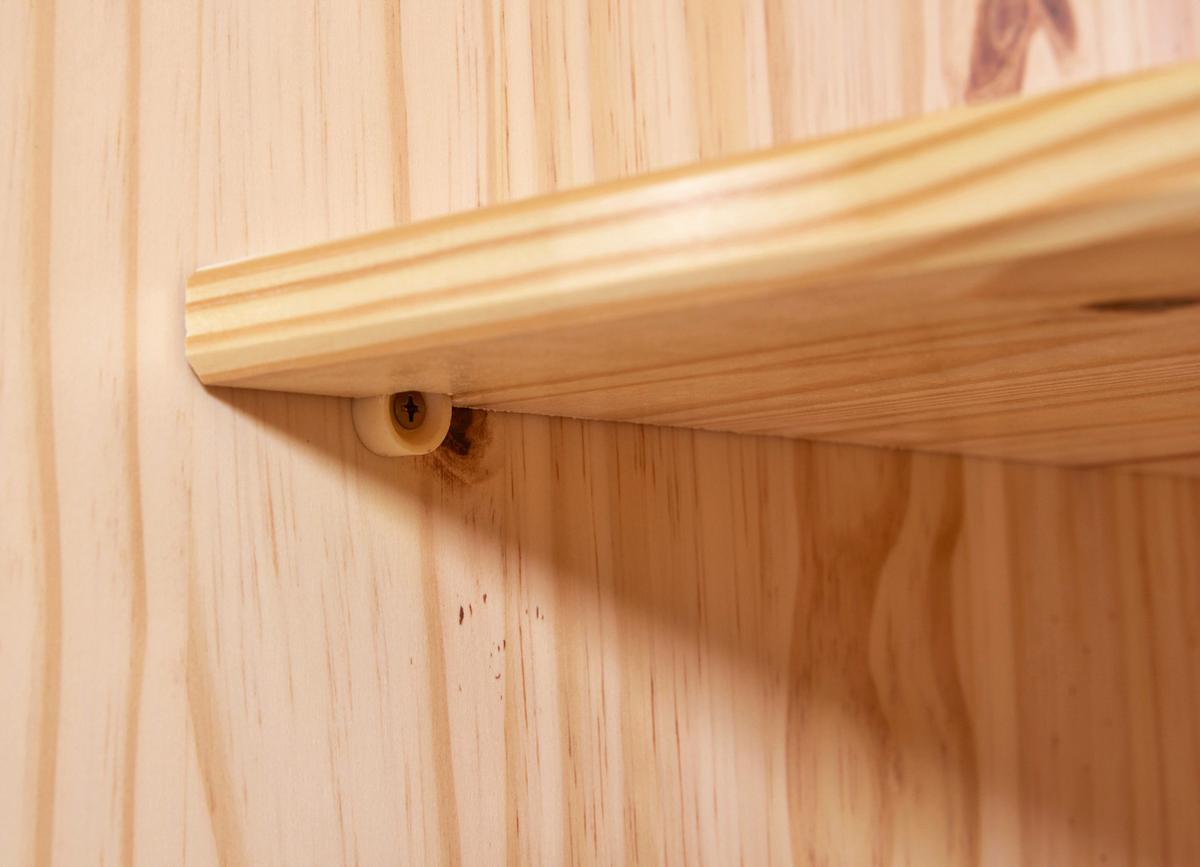 Drehtürenschrank Massiv 150cm Bern, Kiefer - Naturfarben, LIFESTYLE, Holz (150/180/56cm) - MID.YOU