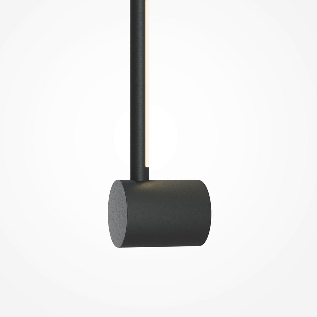 Wandleuchte Light Stick - Schwarz, MODERN, Metall (9/7/60cm) - MAYTONI