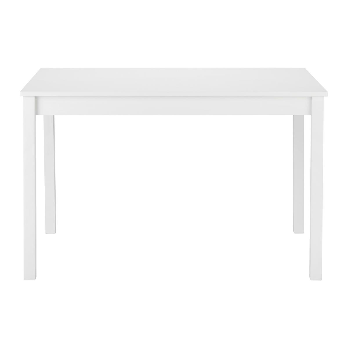 Stolová súprava AMIRA biela - biela, Modern, drevo (118/43/75/40.5/73/86cm) - Bessagi Home