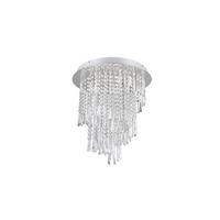 LED-Deckenleuchte R67349106 Pomp - Chromfarben/Transparent, Basics, Kunststoff/Metall (45/50cm)