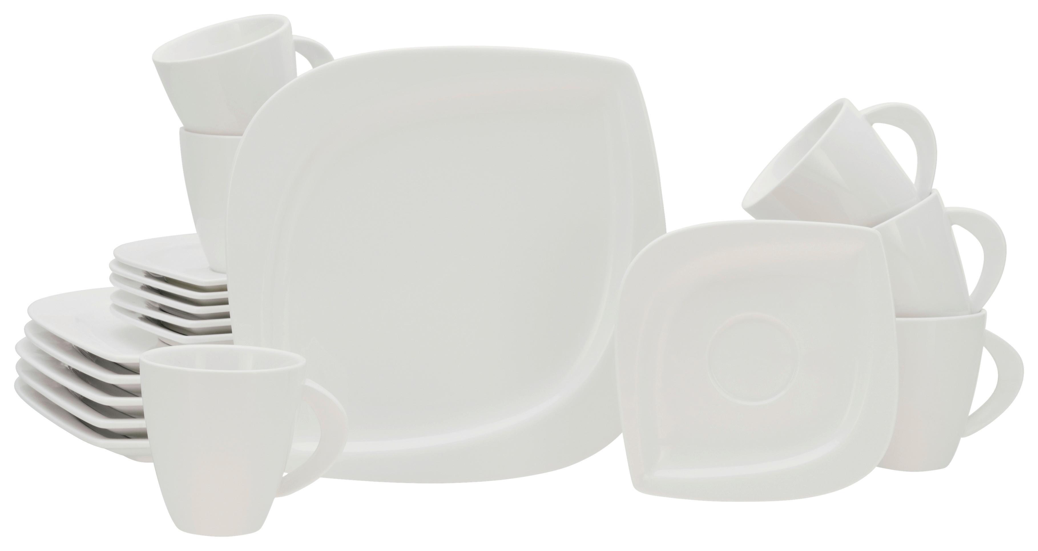 Kaffeeservice Porzellan 6 Personen Geschirr Set