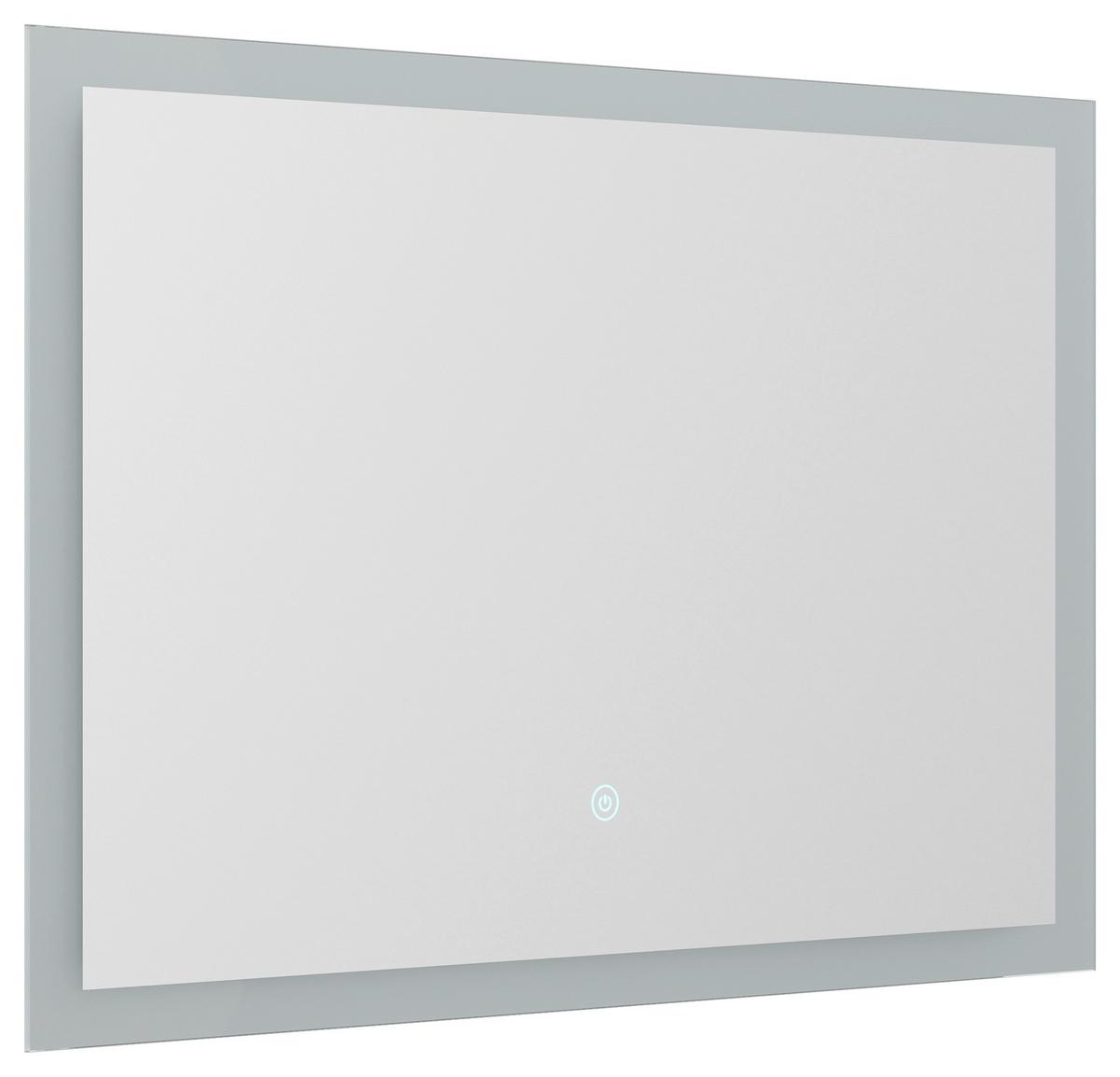 Badezimmerspiegel Led Spiegel Rechteckig B: 80cm - MODERN, Glas (80/53/3,2cm) - MID.YOU