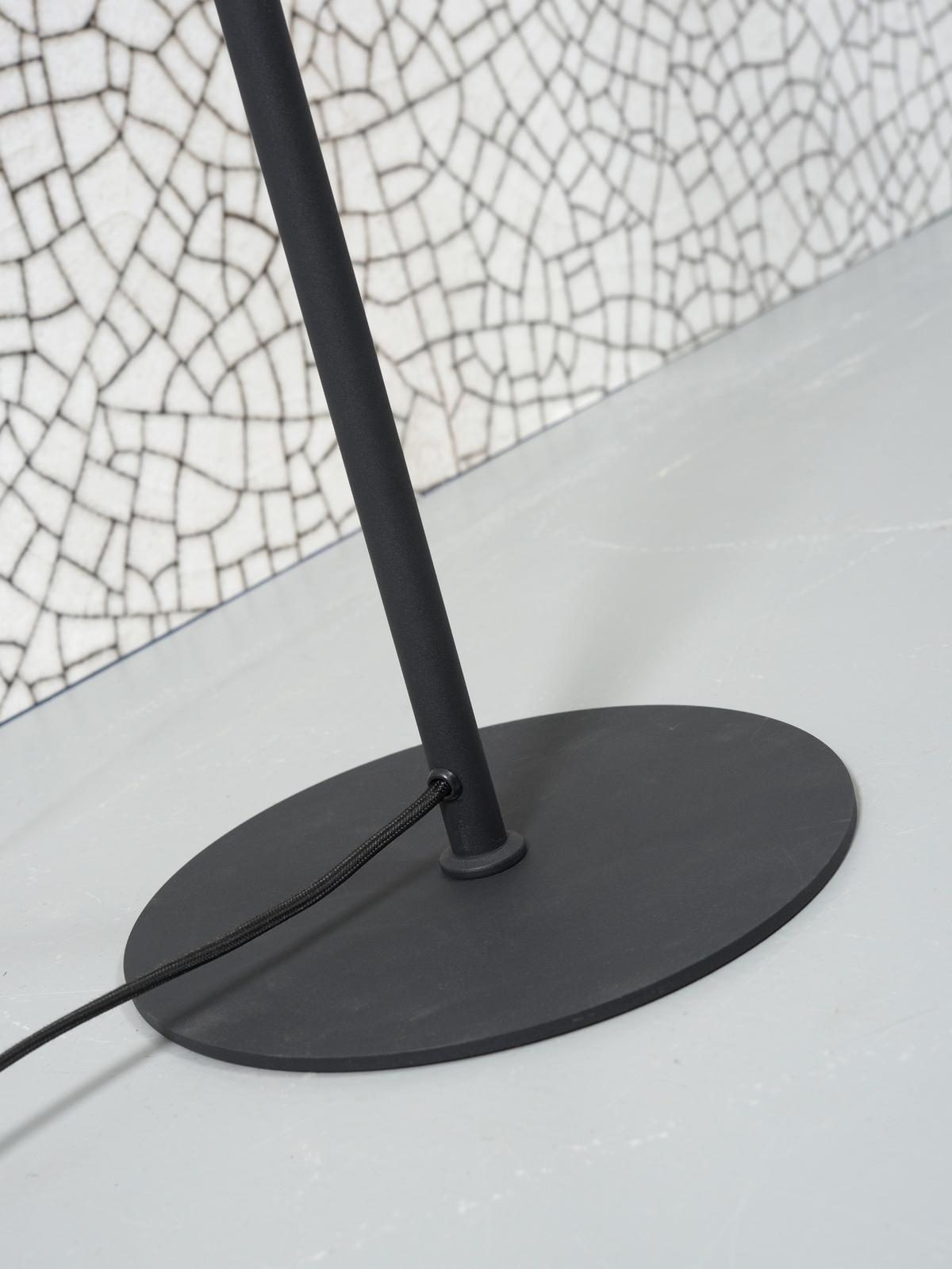Stehlampe Marseille Schwarz drehbar - Schwarz, Design, Metall (17/141cm) - It's about Romi