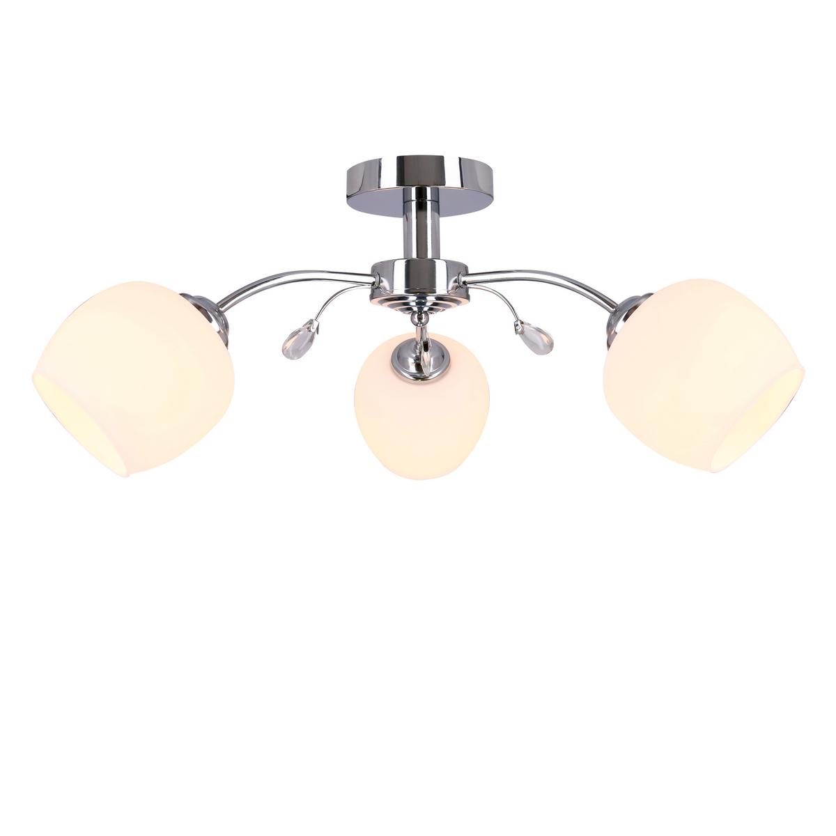 Deckenleuchte 33-09432 Estar - Chromfarben, KONVENTIONELL, Metall (54/54/23cm)