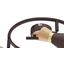 Spotrondel Rada - Rostfarben/Goldfarben, MODERN, Holz/Metall (28/16cm) Spotrondel Rada - Rostfarben/Goldfarben, MODERN, Holz/Metall (28/16cm)