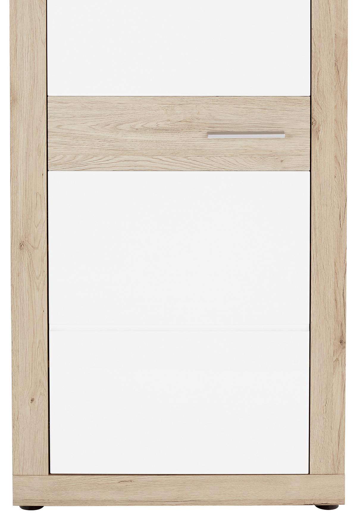 Odporúčaná kombinácia skrine MALTA - SAN REMO 4 - biela/farba duba, Modern, kompozitné drevo (210/197/36cm)