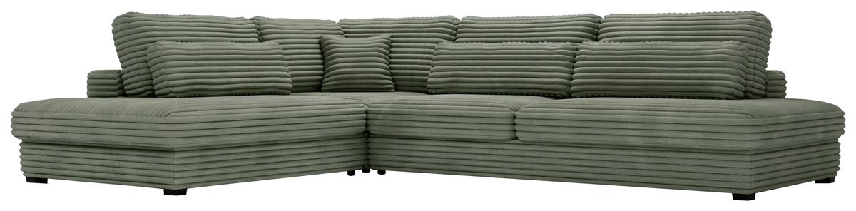 Sven Grün S: 244x332 Cm - Schwarz/Grün, Design, Textil (244/332cm) - Livetastic