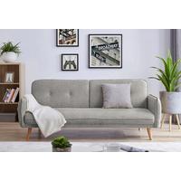3-sitzer-sofa Hellgrau B: 188 Cm - Hellgrau/Naturfarben, MODERN, Textil (188/80/85cm) - Livetastic